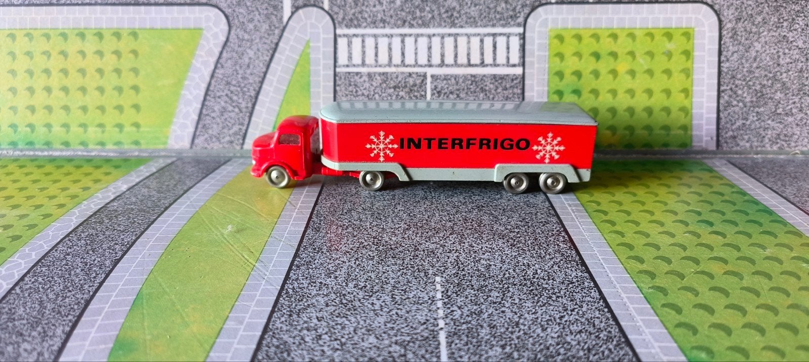 Oude Lego Mercedes Interfrigo., Verzenden, Gebruikt, Bus of Vrachtwagen, Overige merken