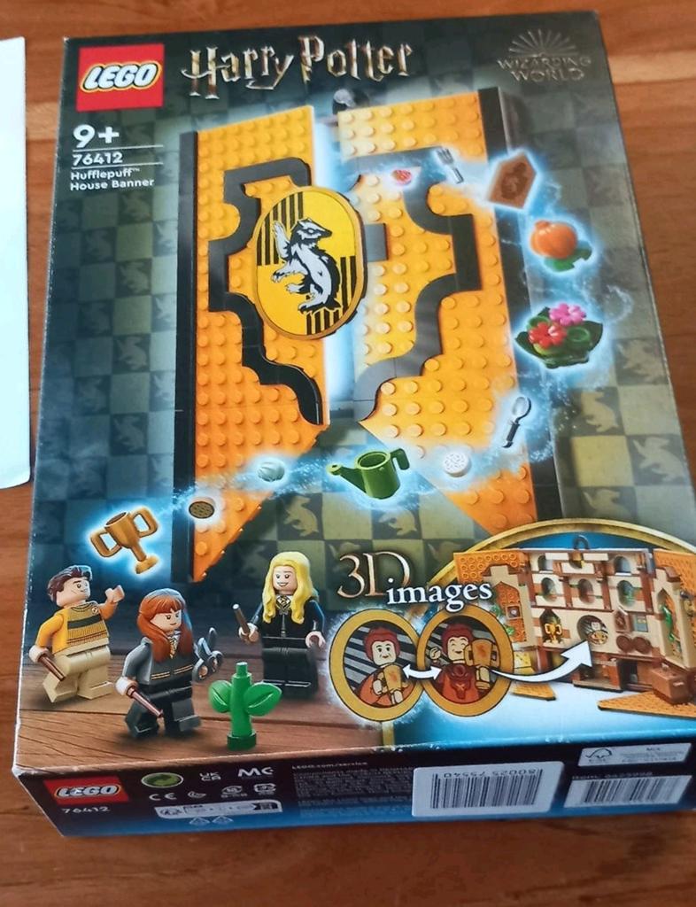 LEGO Harry Potter Hufflepuff Huisvaandel 76412, Lego, Harry Potter, Ophalen of Verzenden, Zo goed als nieuw