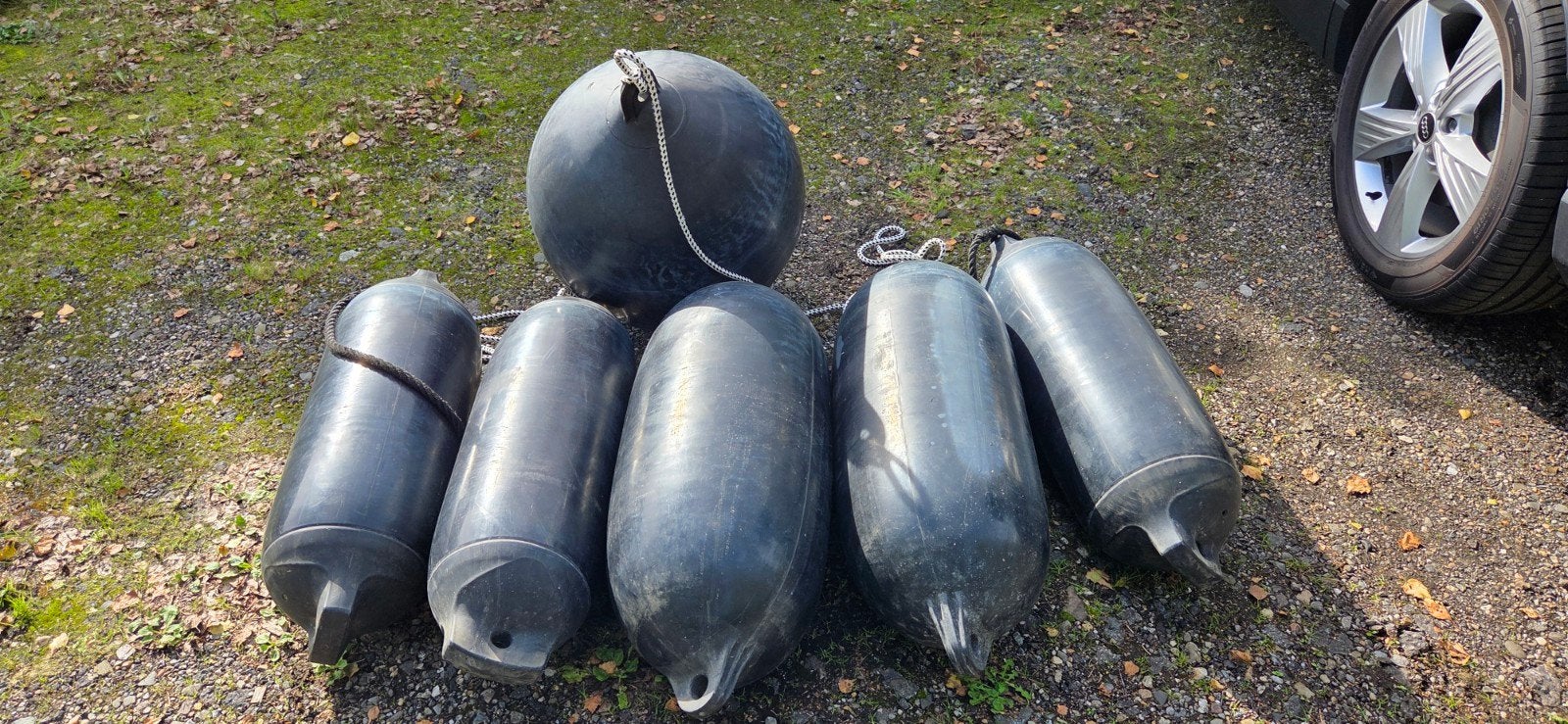 5 stootwillen en 1 bolfender, Ophalen, Gebruikt, Overige typen