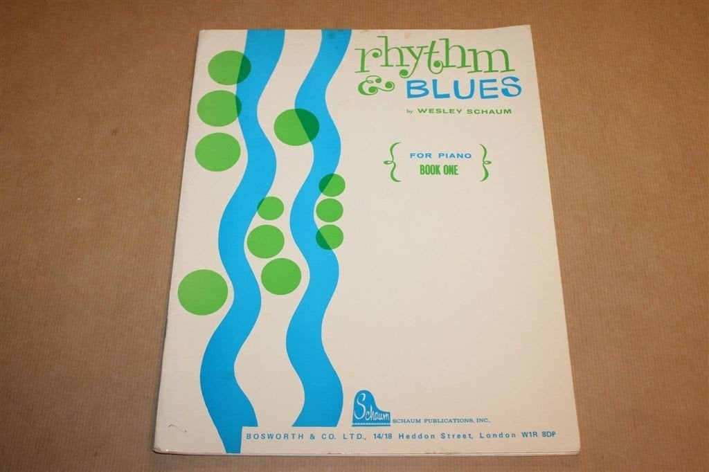 Rhythm & Blues Book 1 — Schaum, Bladmuziek voor Piano 1967, Gebruikt, Ophalen of Verzenden, Blues, Artiest of Componist