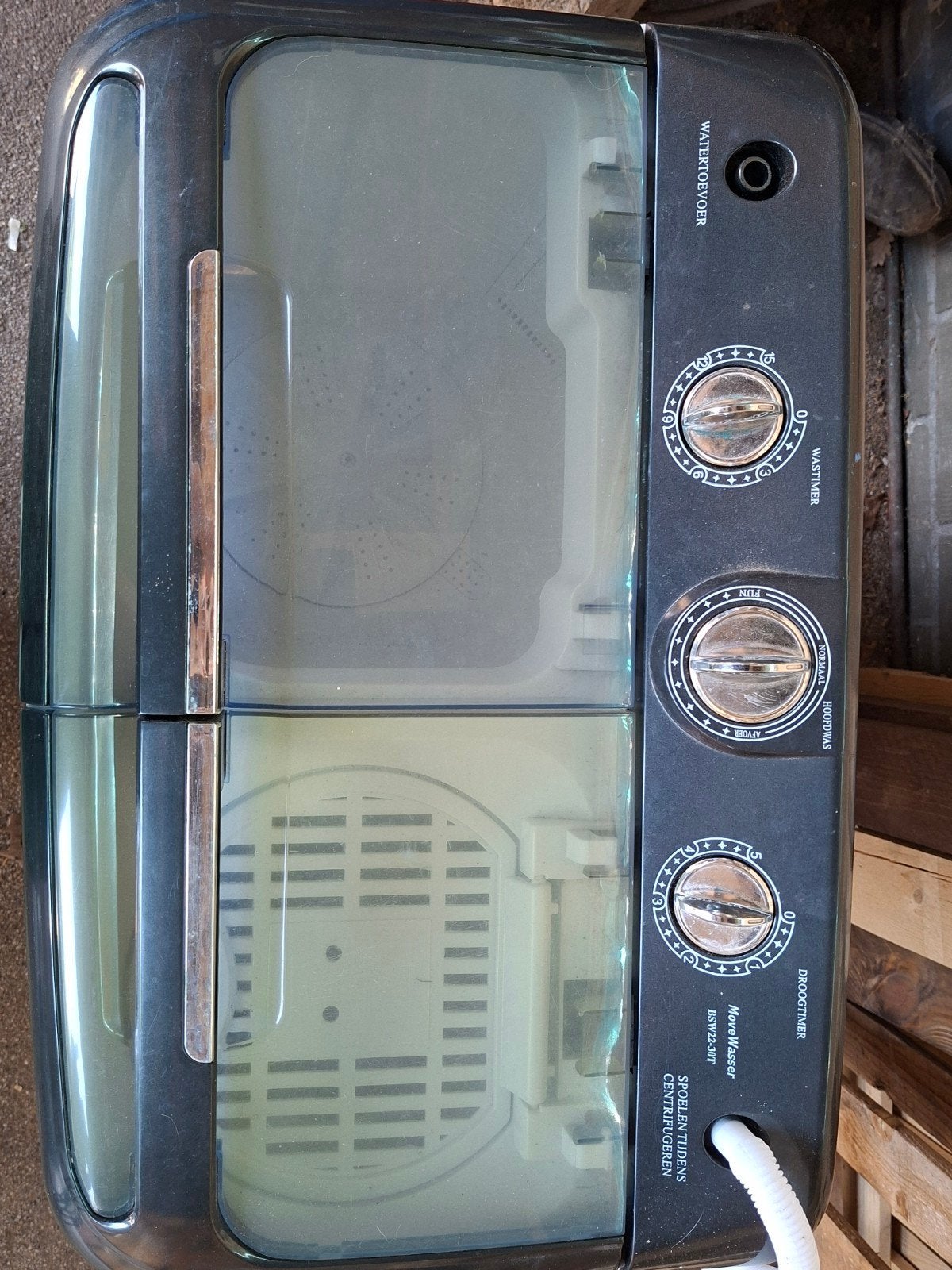 Te koop, semi- automatische wasmachine, Minder dan 4 kg, Ophalen, Minder dan 1200 toeren, Minder dan 85 cm