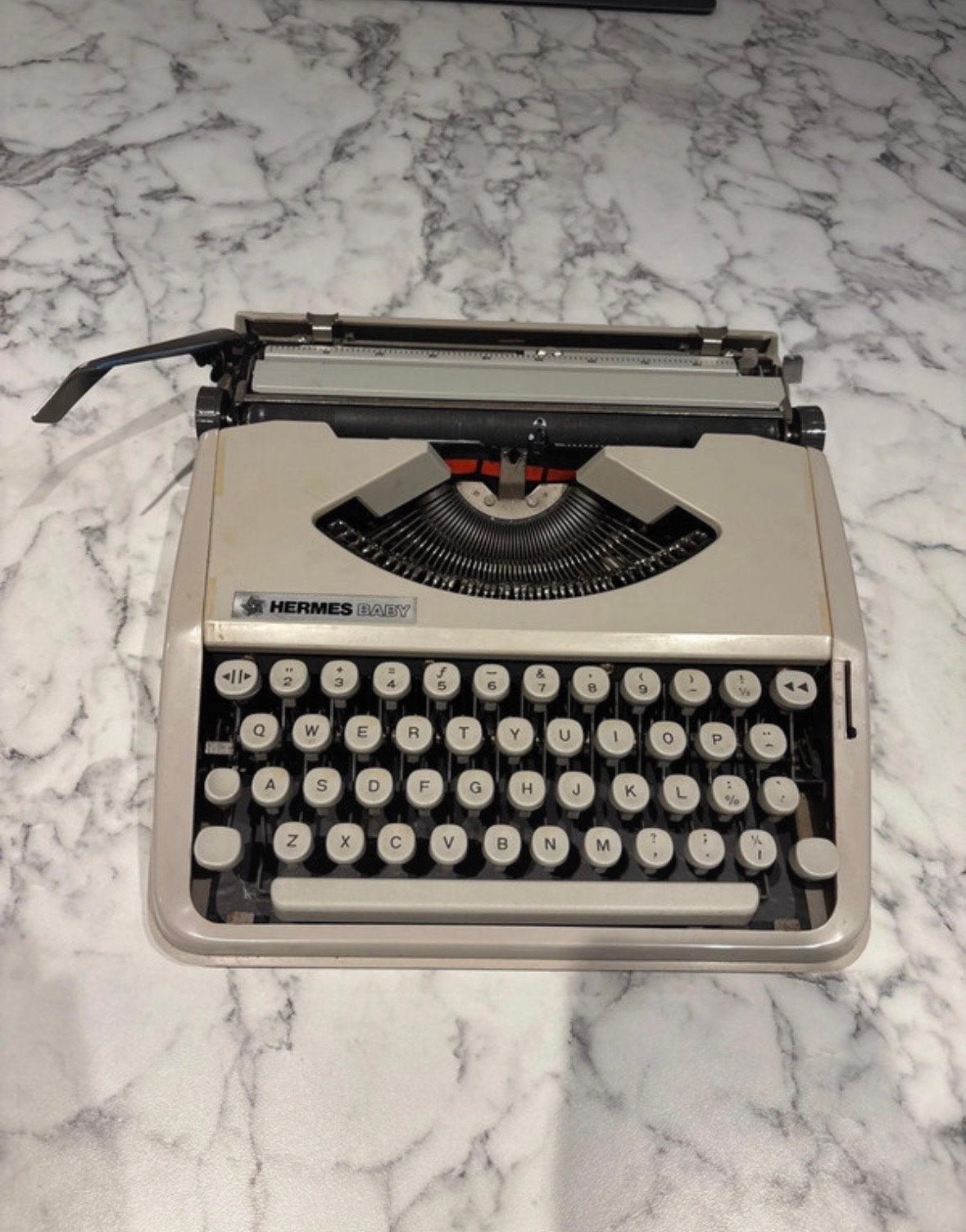 Hermes Baby typemachine, Diversen, Verzenden, Gebruikt