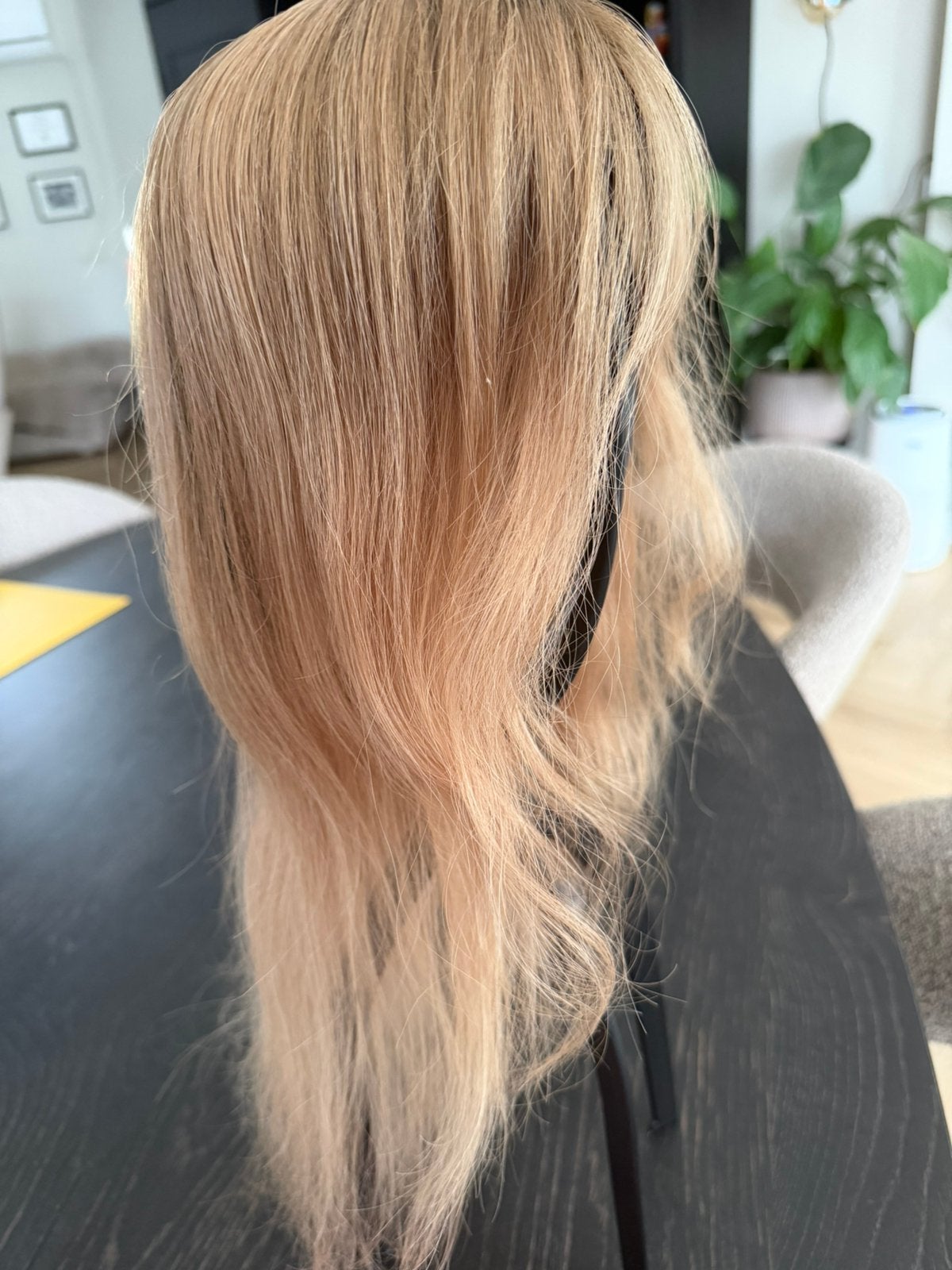 Mooie haartopper van echt haar van Hair elements, Ophalen of Verzenden, Zo goed als nieuw, Pruik of Haarverlenging