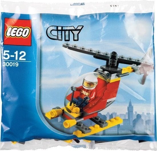 Lego City 30019 Helicopter + Piloot 100% compleet!, Compleet, City, Verzenden, Lego