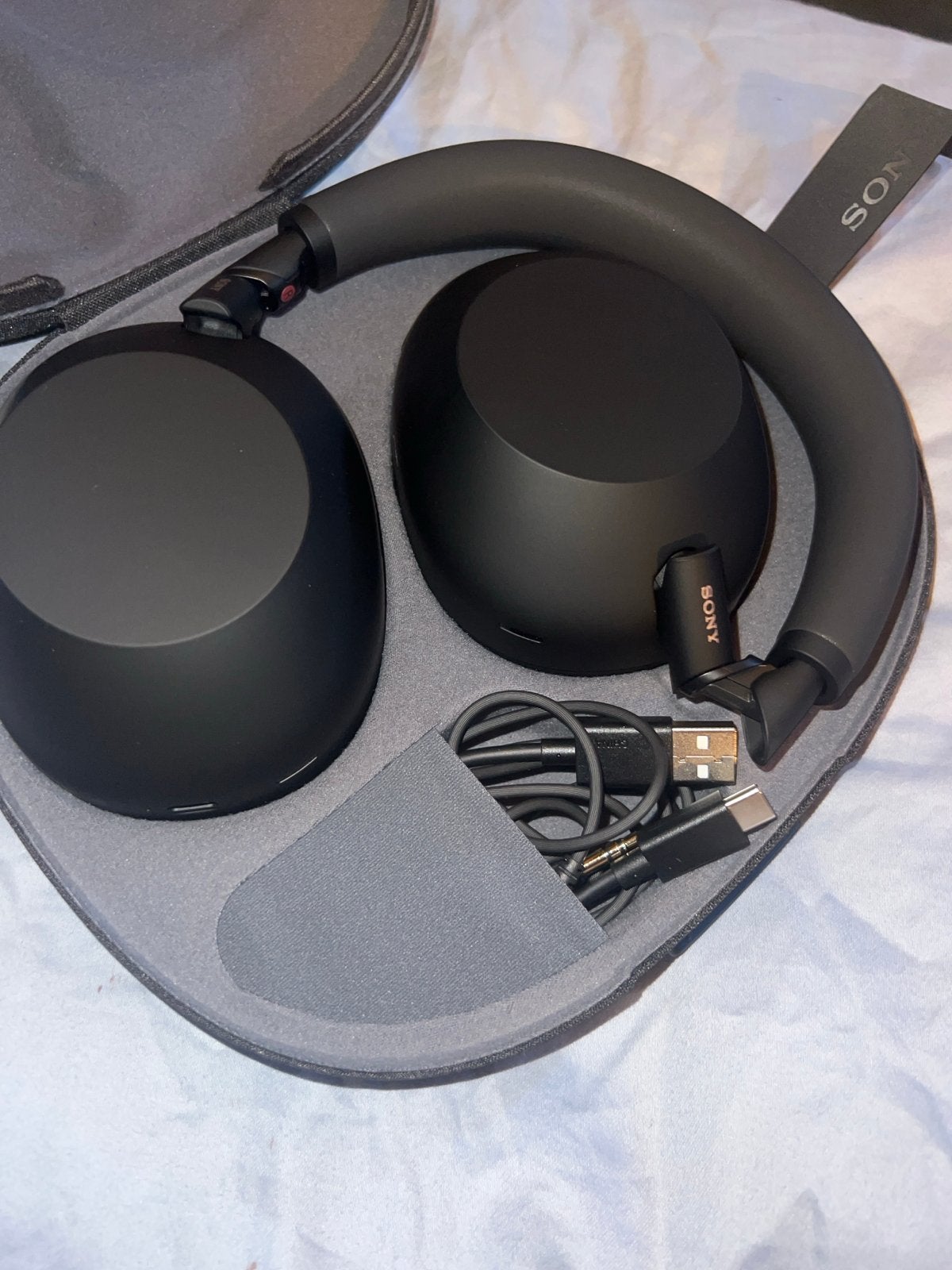 Sony WH-1000XM5SA Draadloze Noise Cancelling Koptelefoon, Ophalen, Bluetooth, Zo goed als nieuw, Zwart