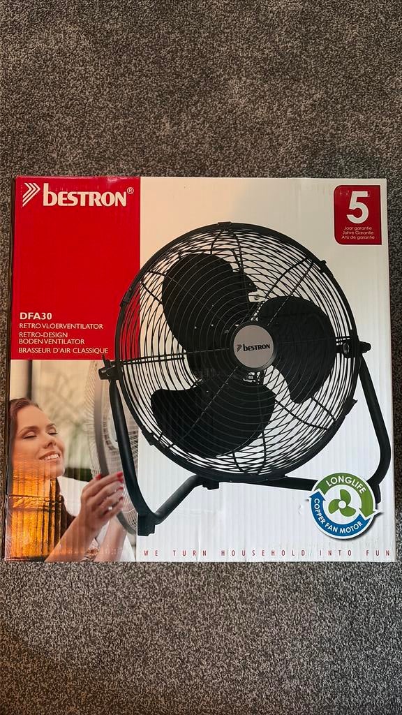 Ventilator Bestron DFA30 - NIEUW!, Witgoed en Apparatuur, Ventilatoren, Nieuw, Ophalen of Verzenden