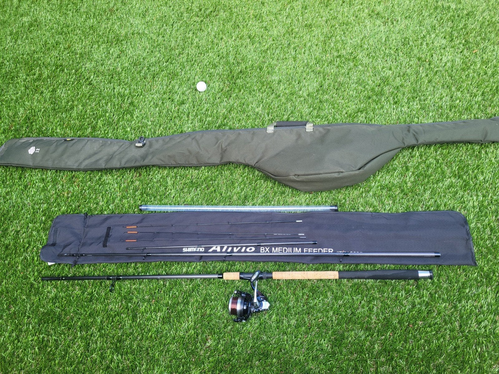 shimano feeder set, Ophalen, Zo goed als nieuw, Werphengel