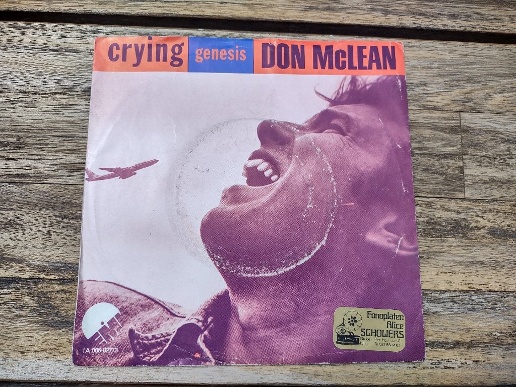 Single - Don McLean - Crying, Cd's en Dvd's, Vinyl Singles, Ophalen of Verzenden, Zo goed als nieuw, Pop