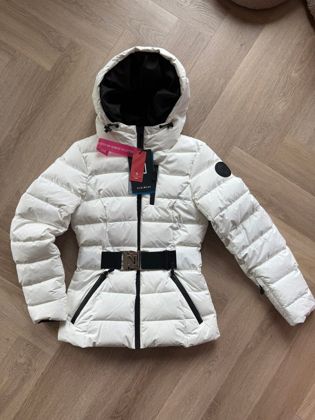 Nikkie dames ski jas wit met riem maat 32, Ophalen of Verzenden, Nieuw, Maat 34 (XS) of kleiner, Jack