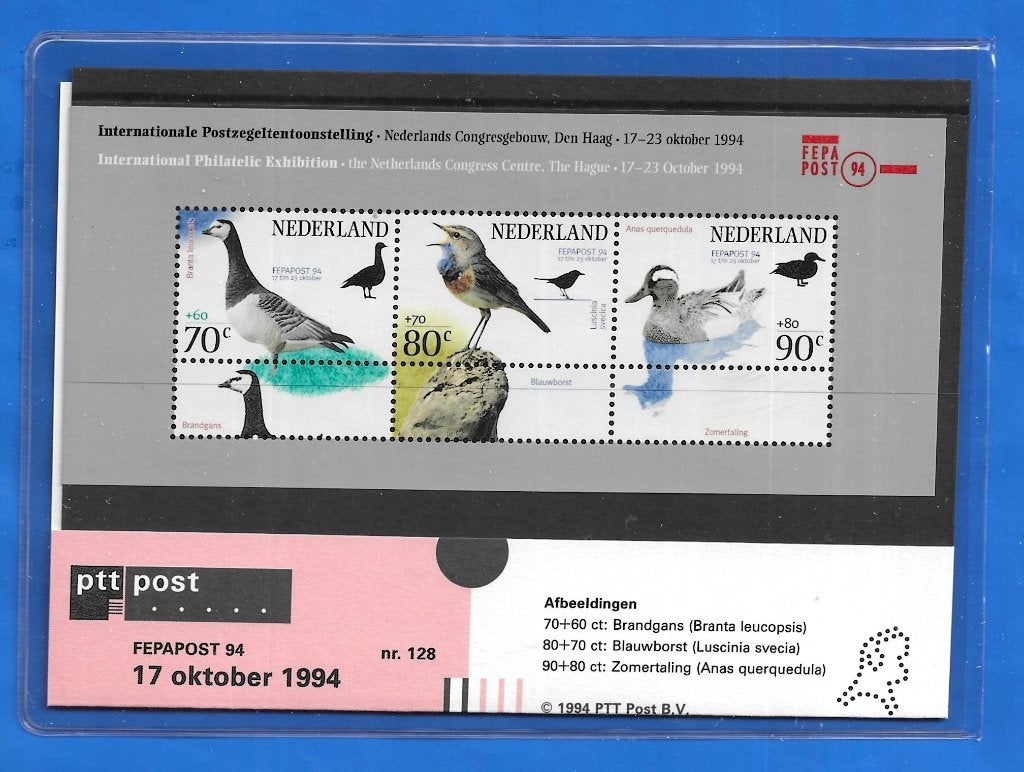 Postzegelmapje 128 - FEPAPOST 94, Verzenden, Na 1940, Postfris