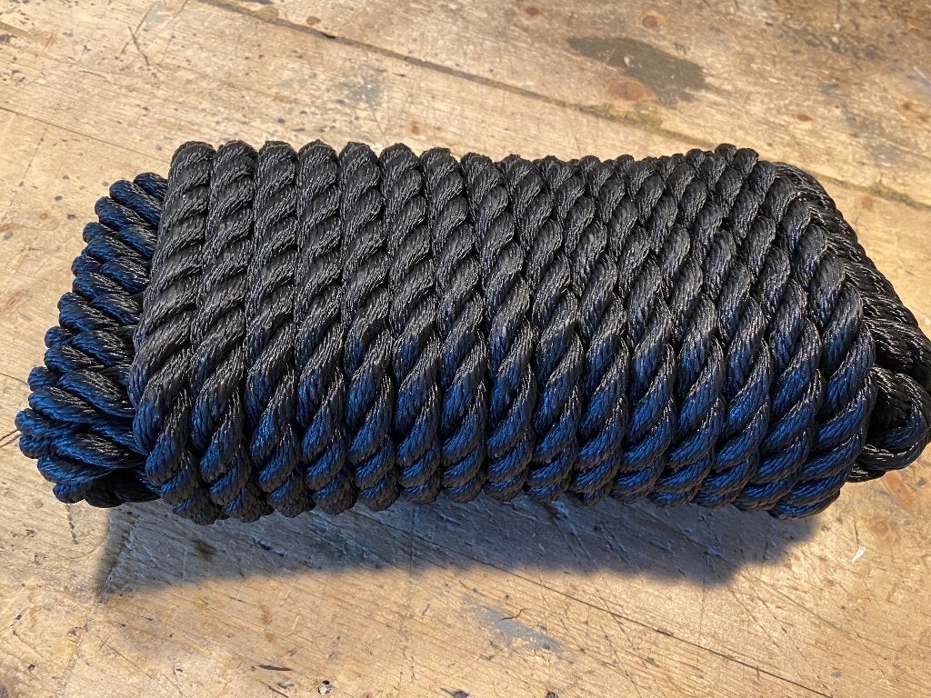 TOUW PPMF 14mm trossen a 20mtr  ZWART, Ophalen, Nieuw, Overige typen