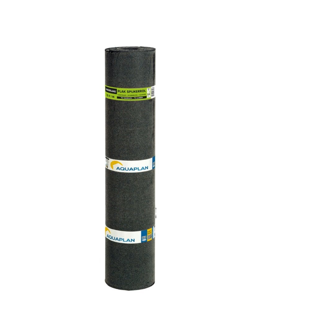 Nieuw Aquaplan toplaag dakleer 7,5 x 1 m, Overige materialen, Zwart, Nieuw, Ophalen of Verzenden
