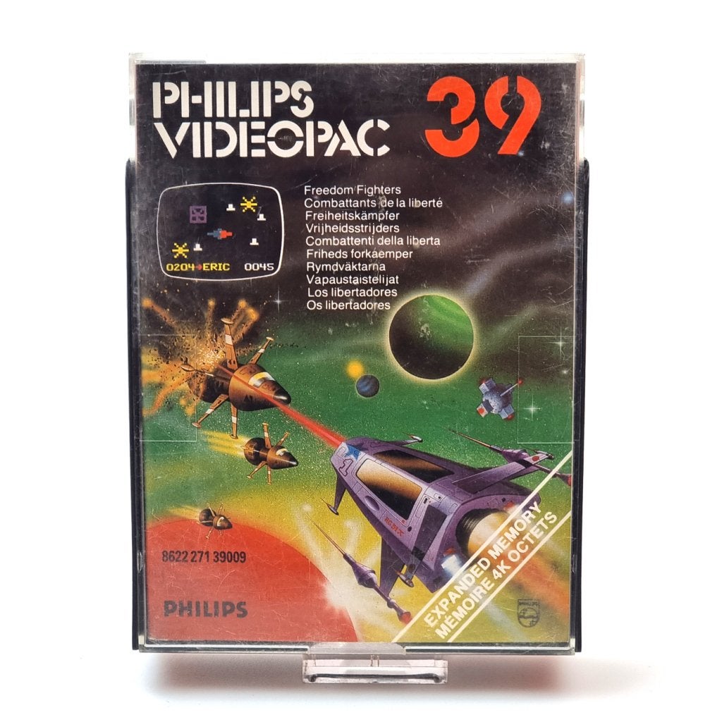 Philips Videopac Game: 39. Freedom Fighters, Philips, Gebruikt, Support@philips.com, Philips Center
Amstelplein 2
1096 BC Amsterdam
Netherlands