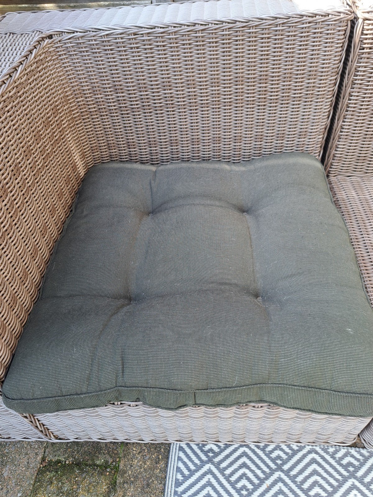 Madison Loungekussenset Antracietgrijs (9 stuks), Ophalen, Gebruikt