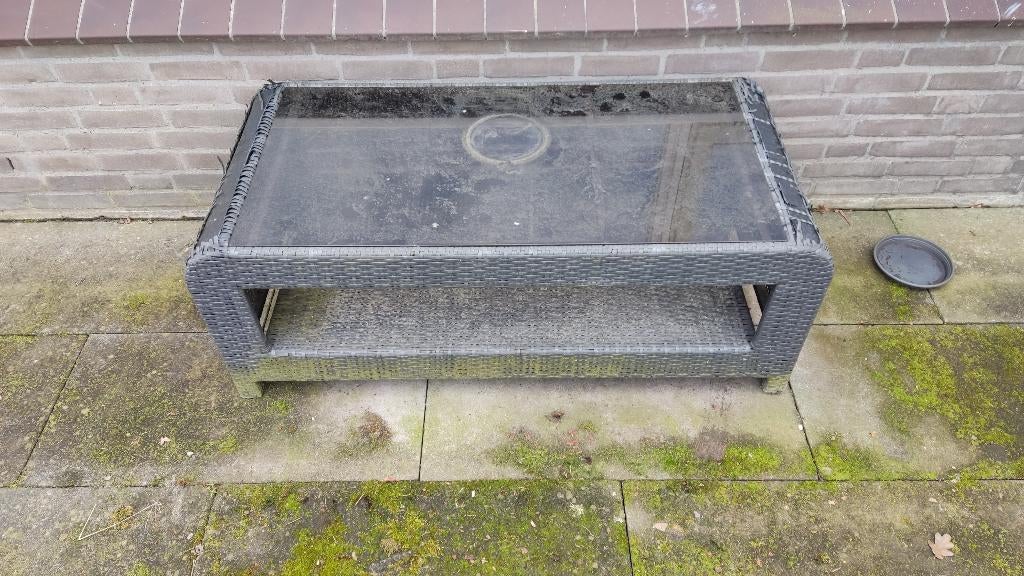 Tafeltje buiten, Tuin en Terras, Tuintafels, Ophalen, Gebruikt, Rechthoekig, Overige materialen