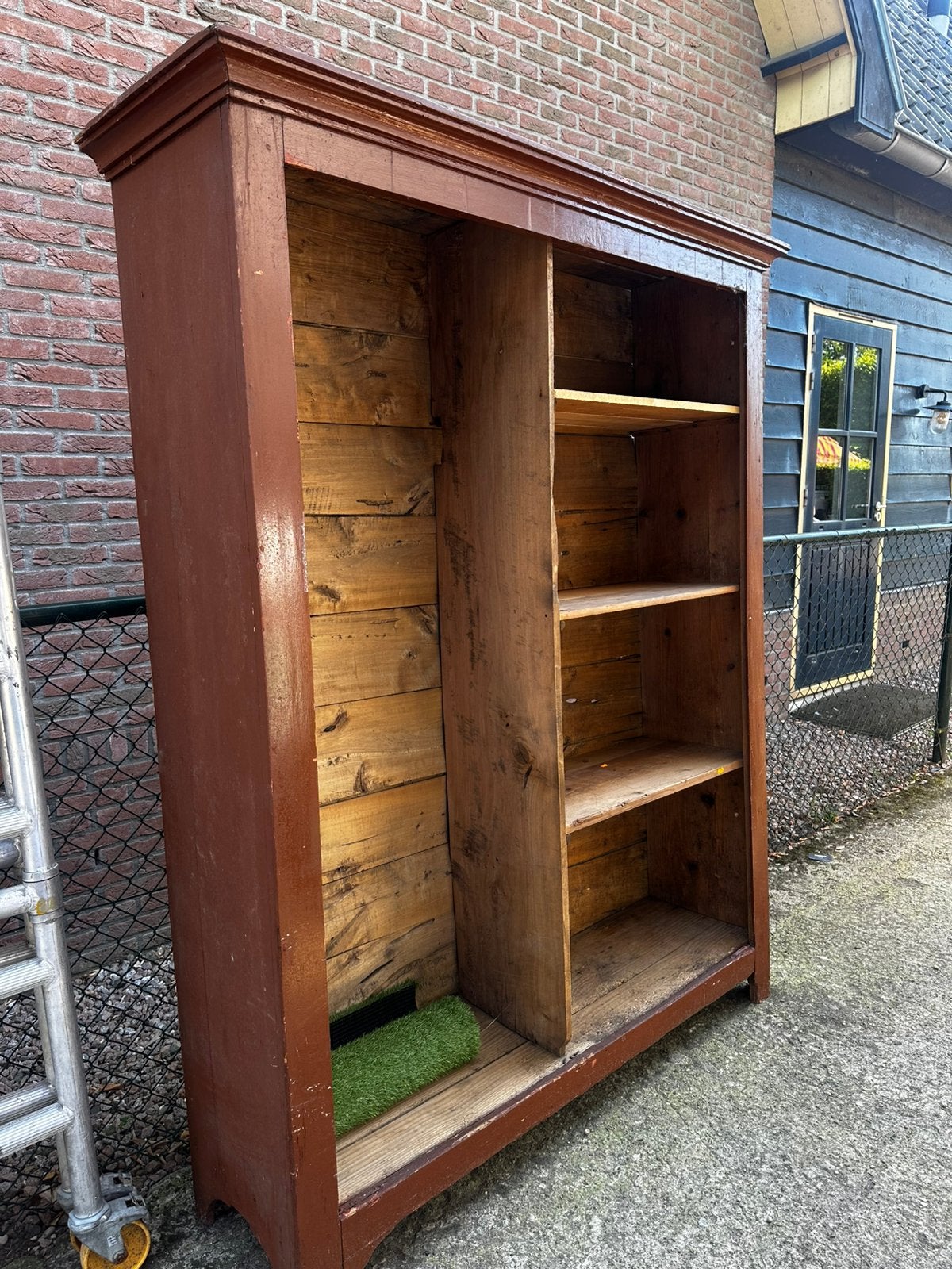 Brocante antieke kast, Antiek en Kunst, Antiek | Meubels | Kasten, Ophalen of Verzenden