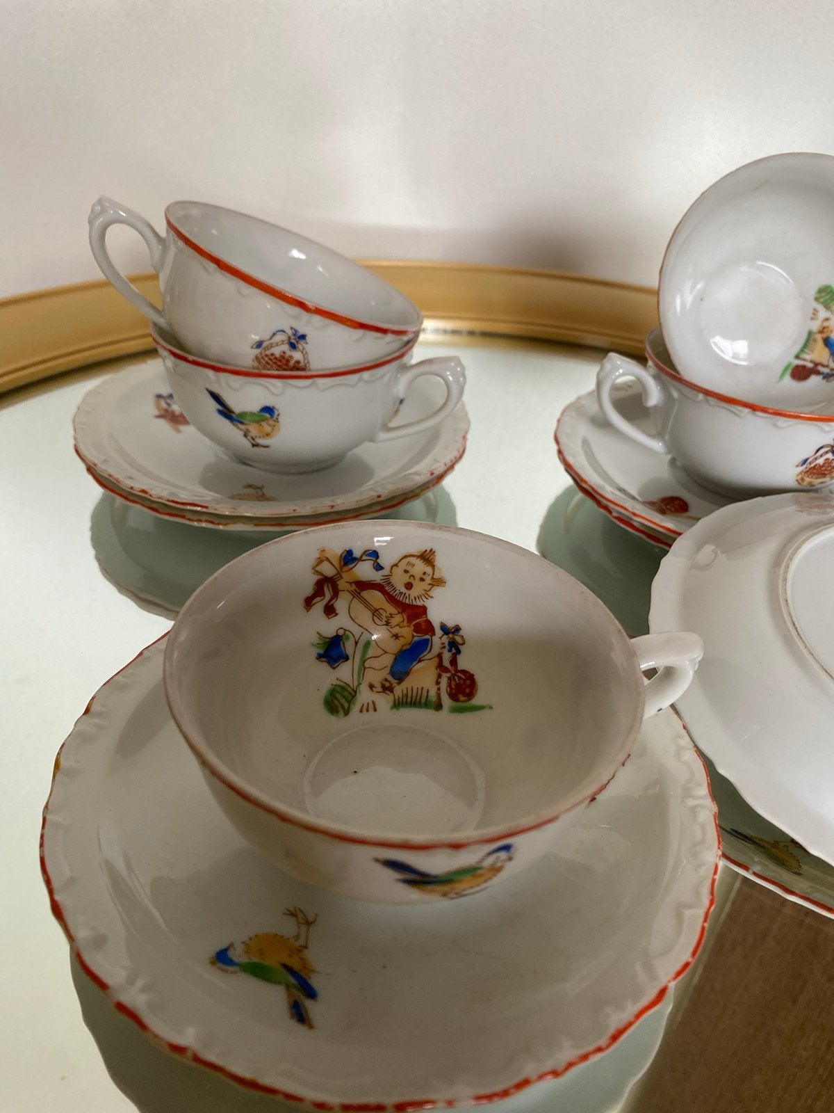 Vintage Bareuther Waldsassen kopjes 1945-1949, Verzenden