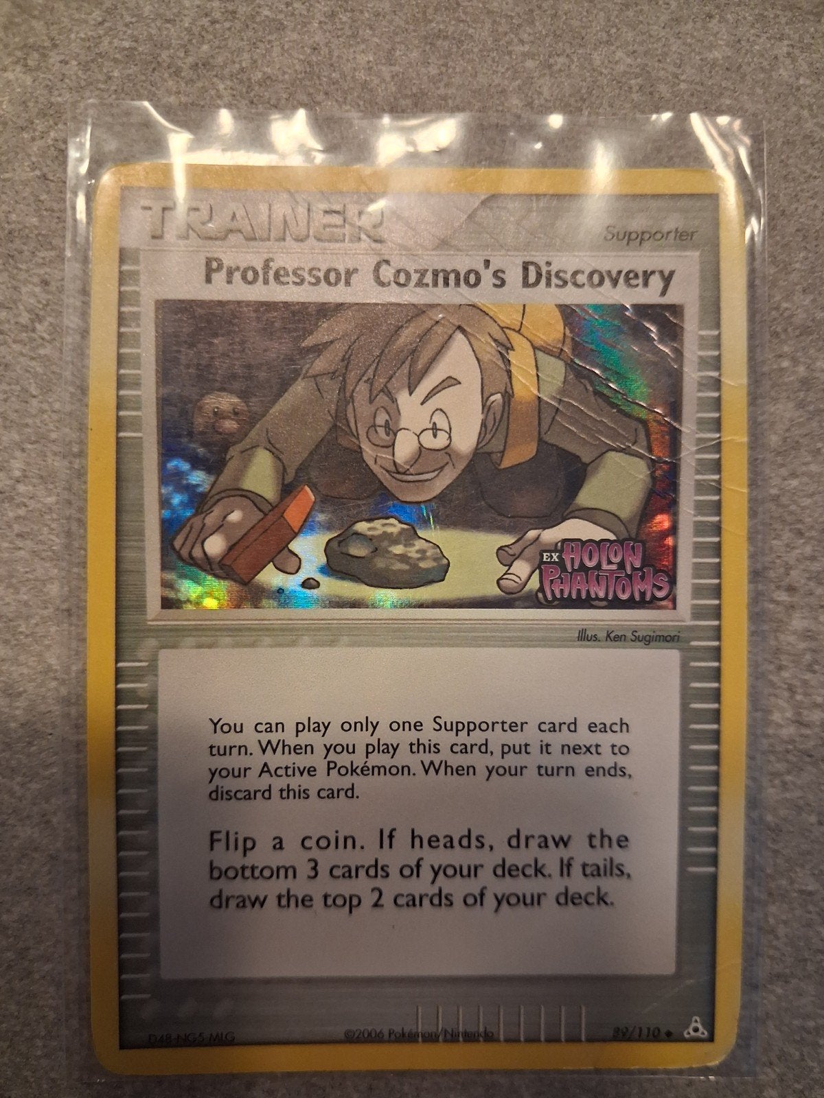 Professor Cozmo's Discovery Pokemon stampedEX Holon Phantoms, Ophalen of Verzenden, Gebruikt, Losse kaart