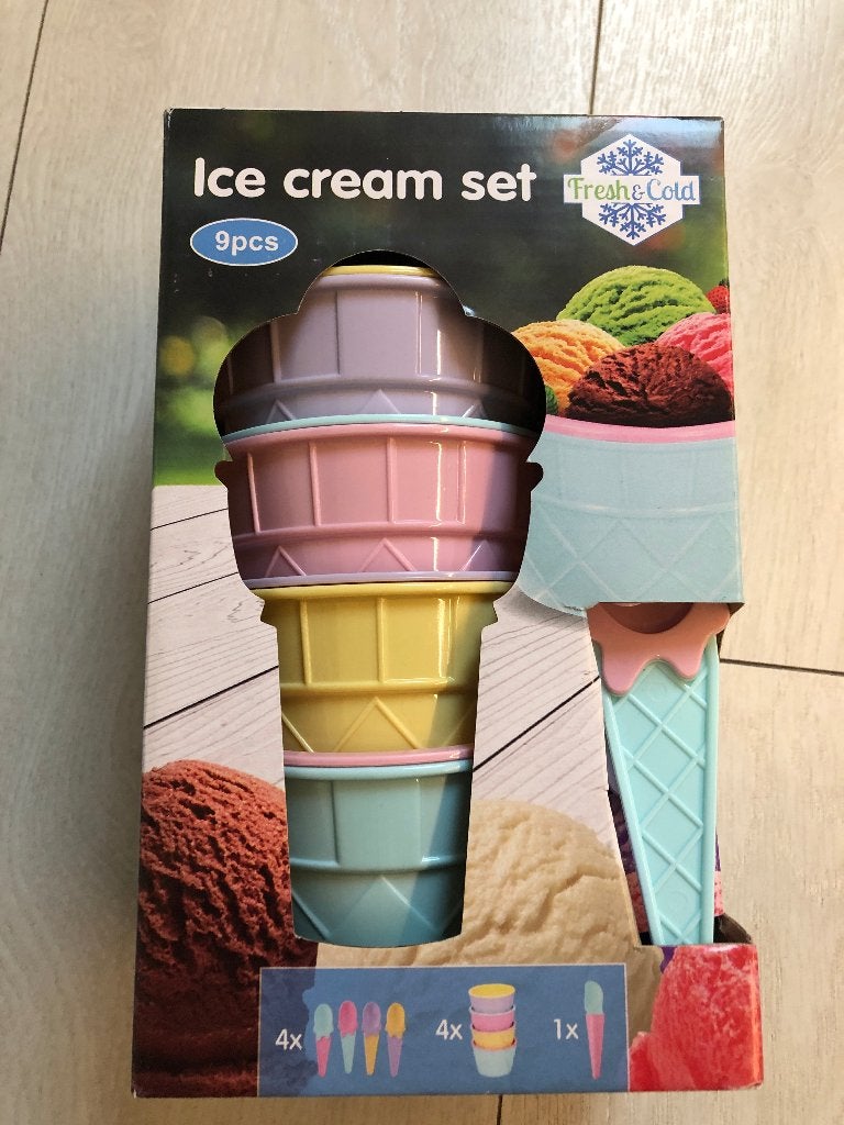 Ice Cream set Nieuw in de doos!, Ophalen, Nieuw