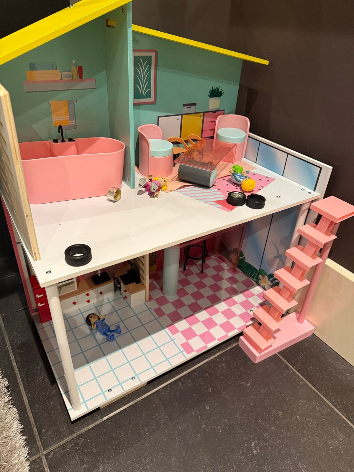 Groot Barbie Huis met Meubels en Accessoires, Ophalen, Gebruikt, Barbie