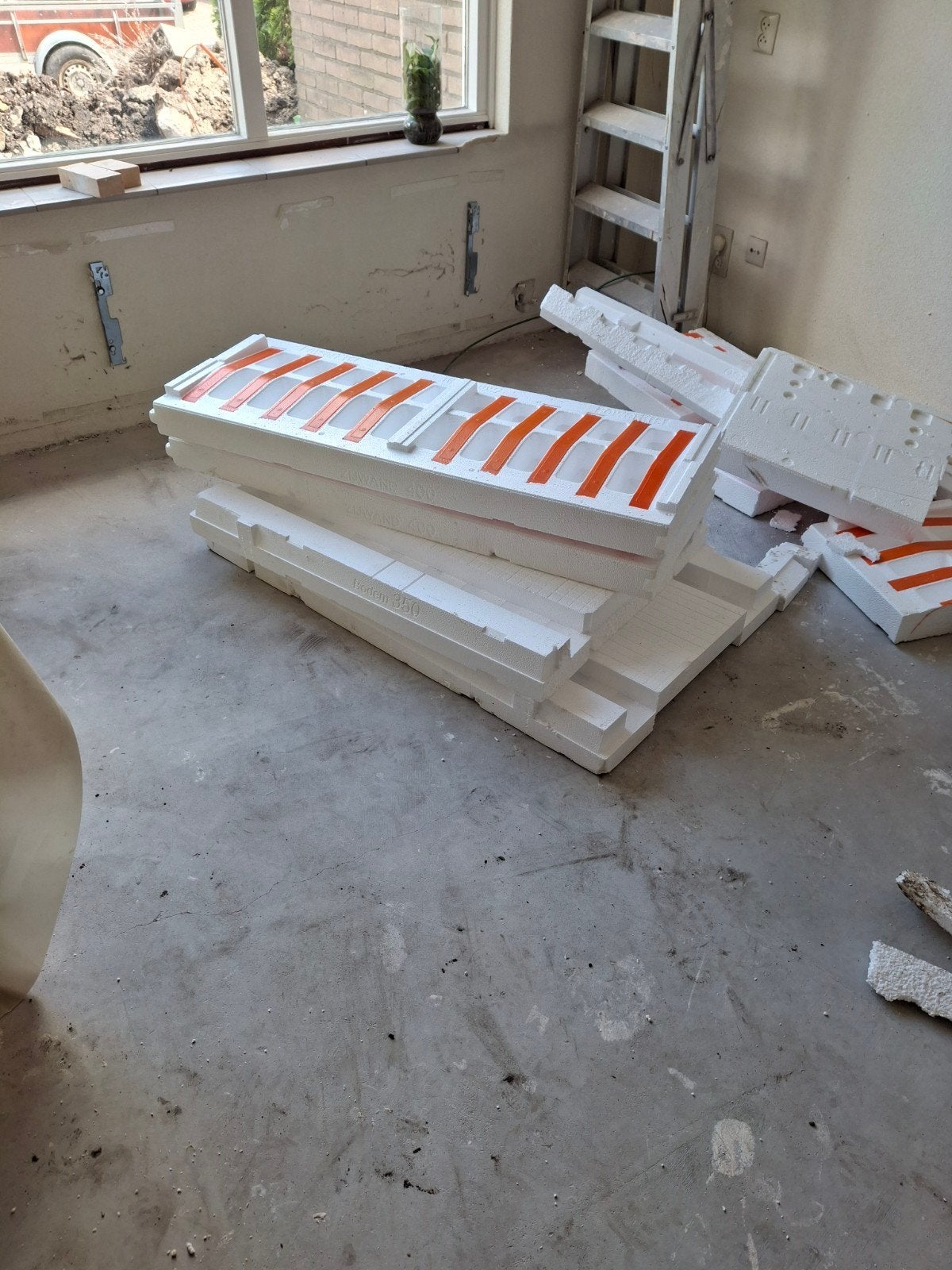 Zijwand plus bodem eps, Ophalen, Piepschuim (Tempex), 15 m² of meer