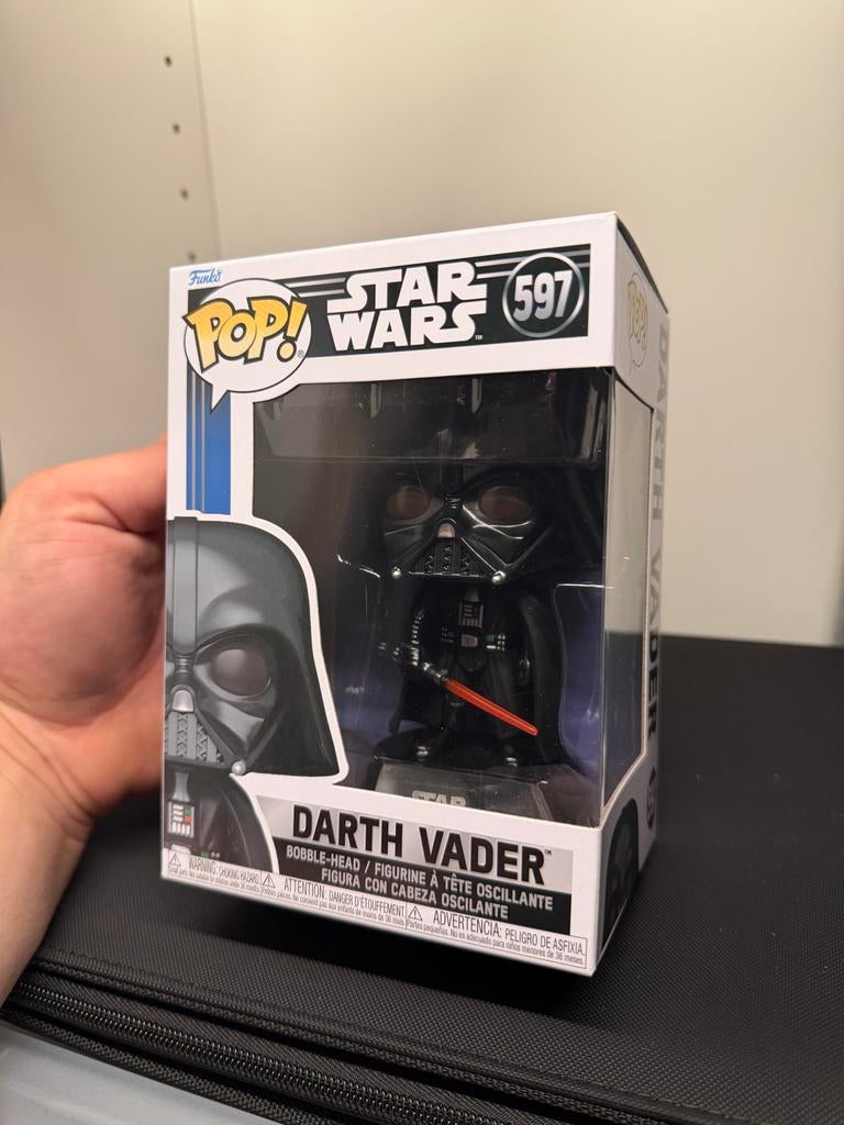 Funko Pop! Star Wars Darth Vader Bobble-Head #597, Verzamelen, Star Wars, Ophalen, Zo goed als nieuw