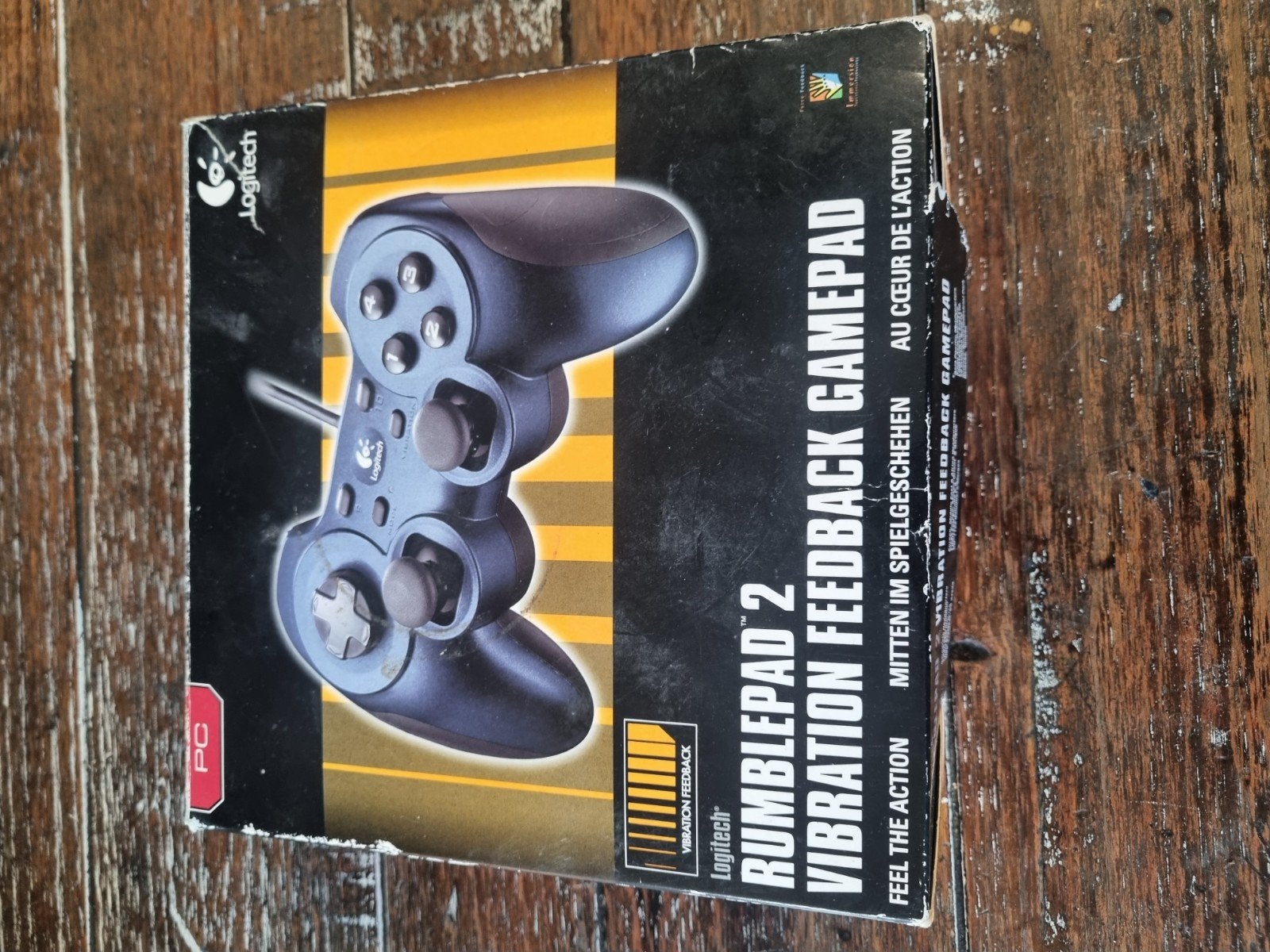 Logitech Rumblepad 2 Vibration Feedback Gamepad PC, Force feedback, Ophalen of Verzenden, Zo goed als nieuw, PC
