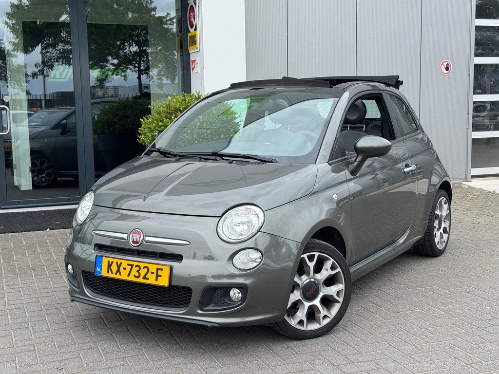 Fiat 500 C 1.2 Sport * Cabriolet * Sport bumpers, Voorwielaandrijving, Stof, Gebruikt, 4 cilinders