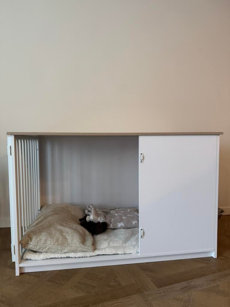 Hondenbench, Dieren en Toebehoren, Ophalen, Zo goed als nieuw, Minder dan 65 cm