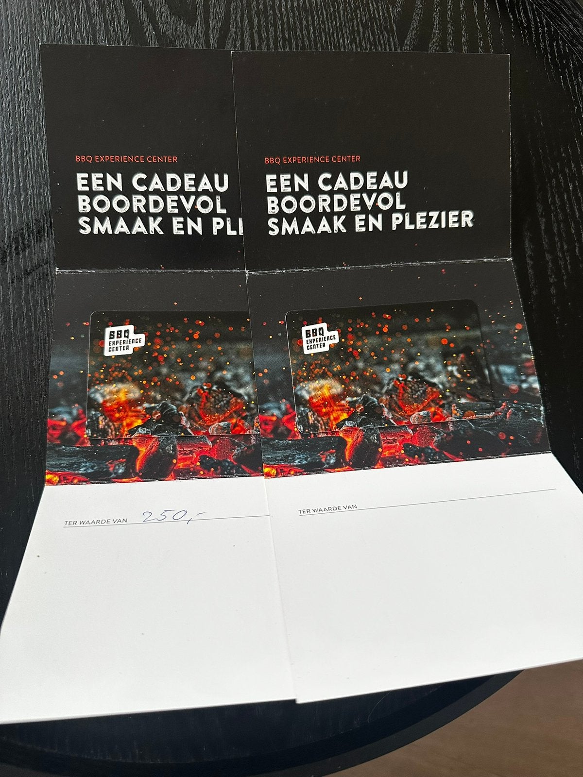 Cadeaubon BBQExperience €270, Cadeaubon, Warenhuis- of Winkelbon