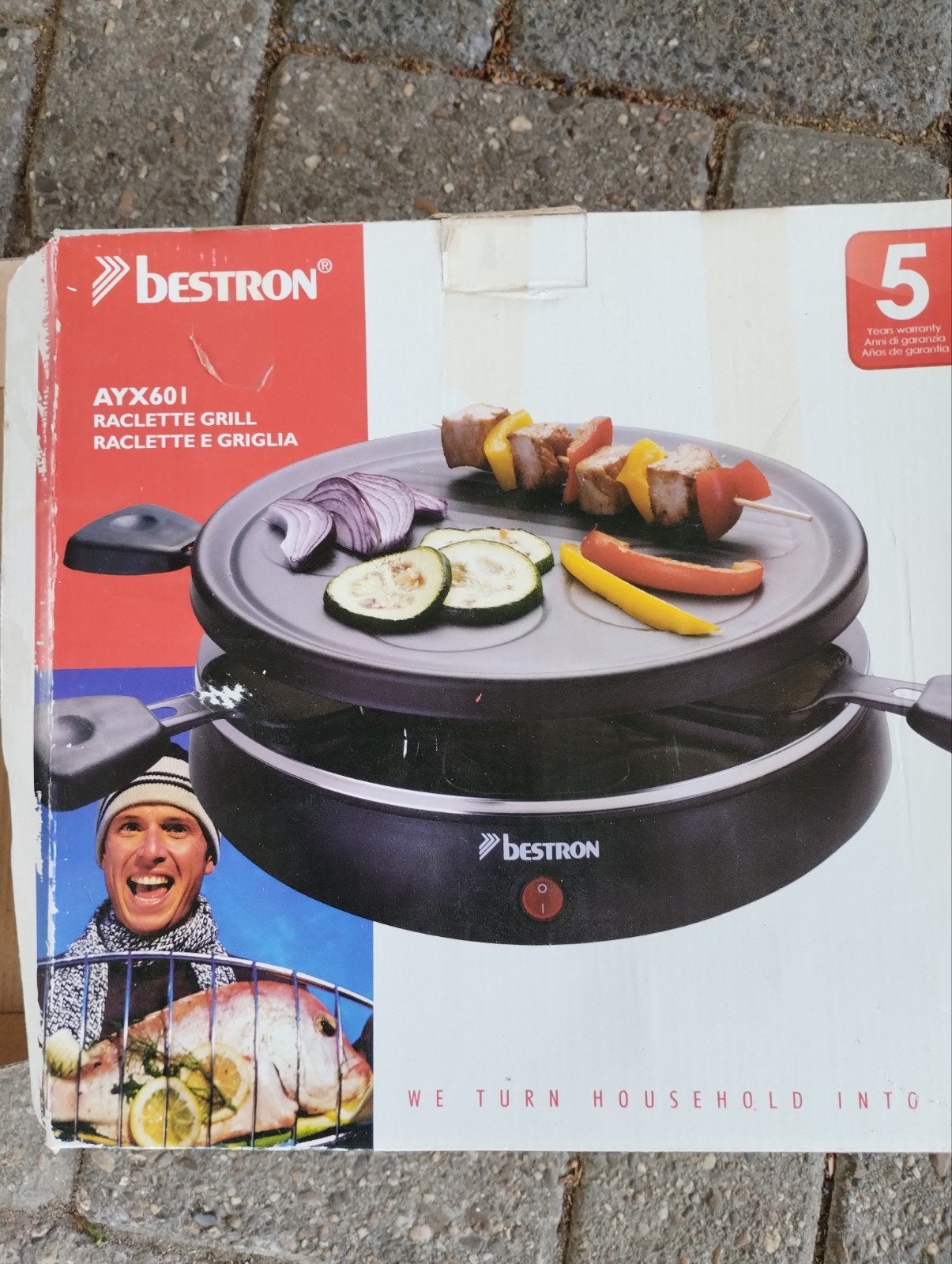 Raclette nieuw, Witgoed en Apparatuur, Gourmetstellen, Ophalen, Nieuw, 4 t/m 7 personen