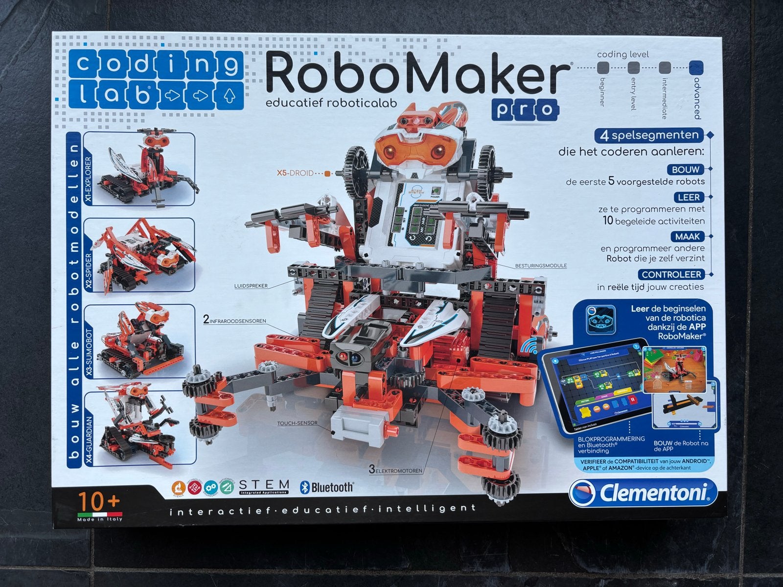 Clementoni RoboMaker Pro Educatief Roboticab set, Ophalen, Zo goed als nieuw, Bouwen