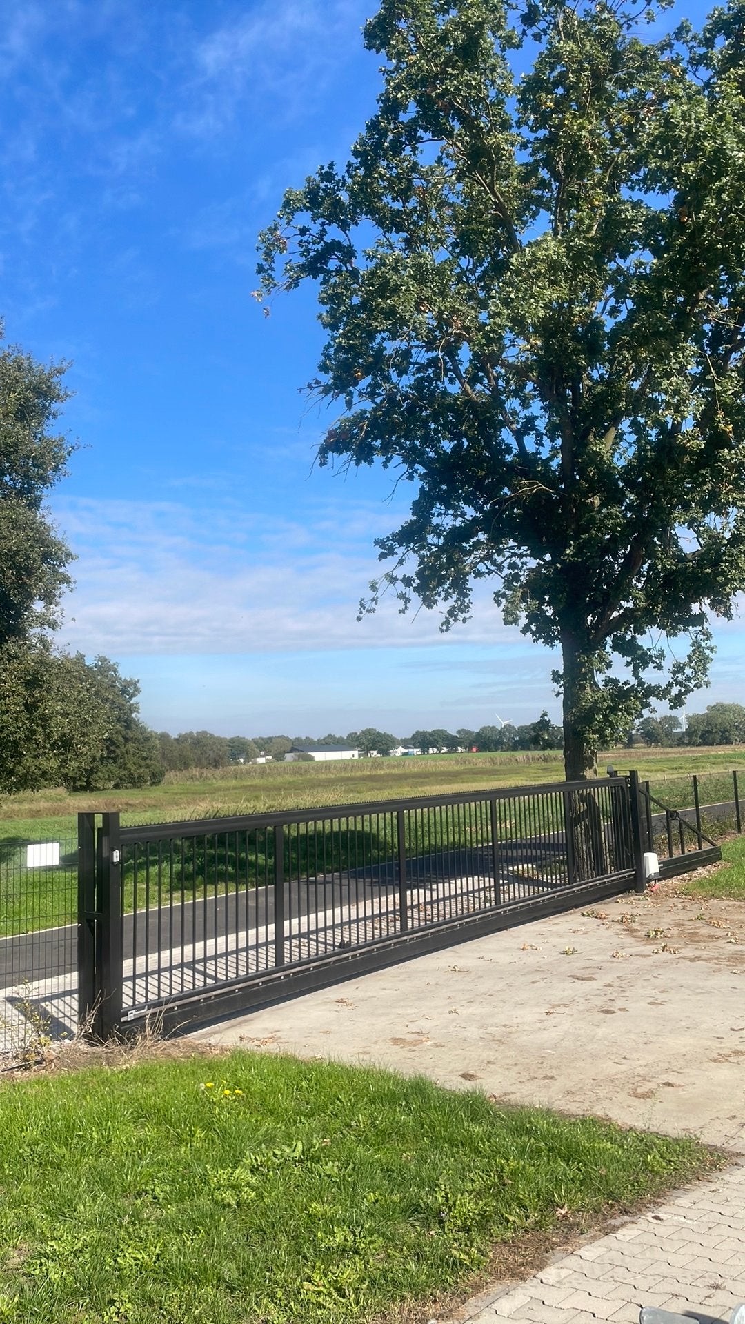 Schuifpoort 11 meter doorgang, Met poort, Gebruikt, Overige typen, Ophalen of Verzenden