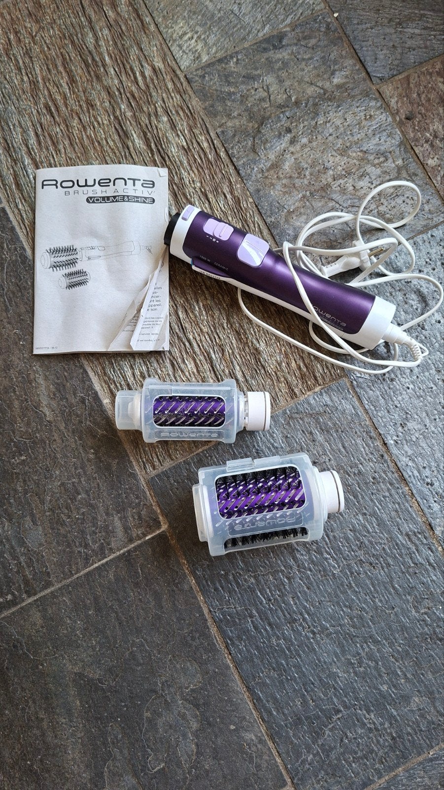 Rowenta Krulborstel Set - Grote en Kleine Krullen, Ophalen, Gebruikt, Haarverzorging