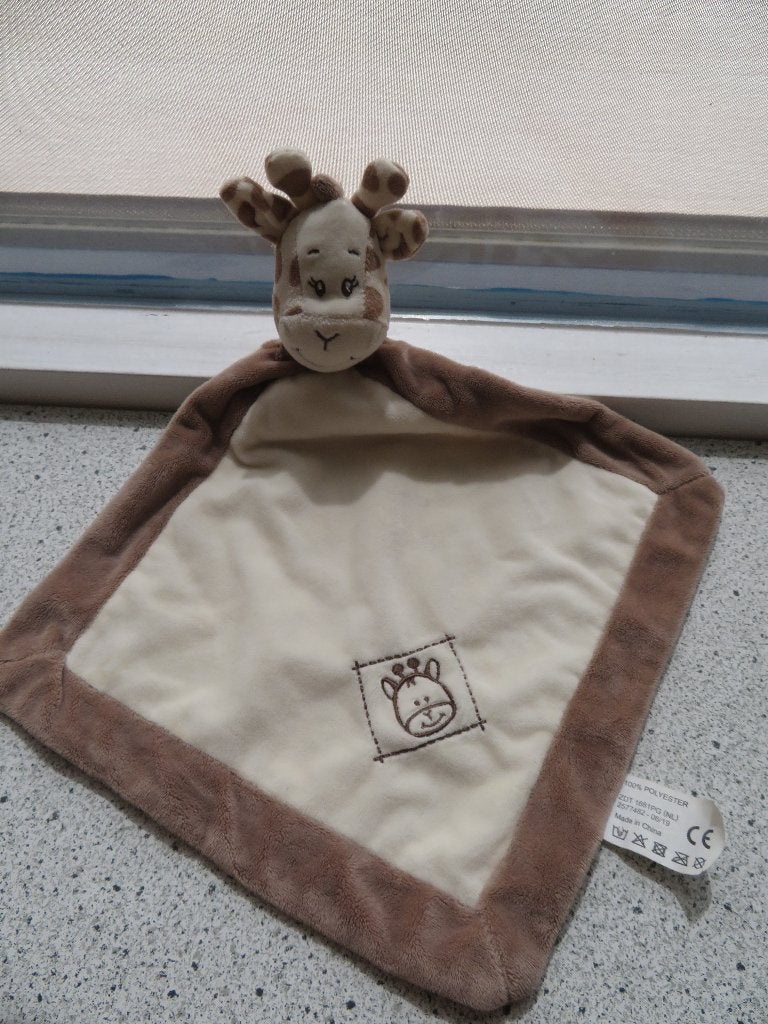 Knuffeldoek giraf of giraffe merk ZDT van Action rinkelt, Ophalen of Verzenden, Zo goed als nieuw, Giraf, Wasbaar