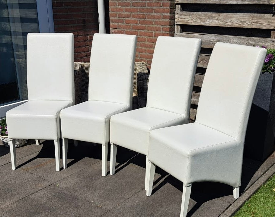 Eettafel stoelen, Ophalen, Zo goed als nieuw, Rechthoekig, 50 tot 100 cm