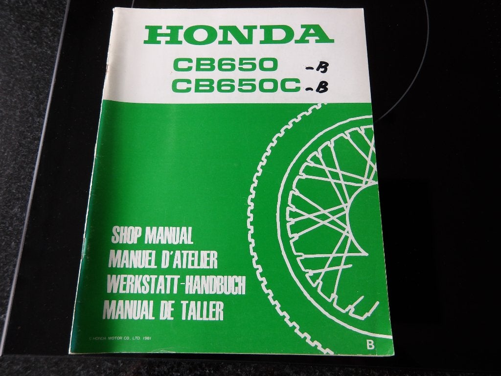 Honda CB650 CB650C Shop Manual Werkstatthandbuch, Verzenden, Honda
