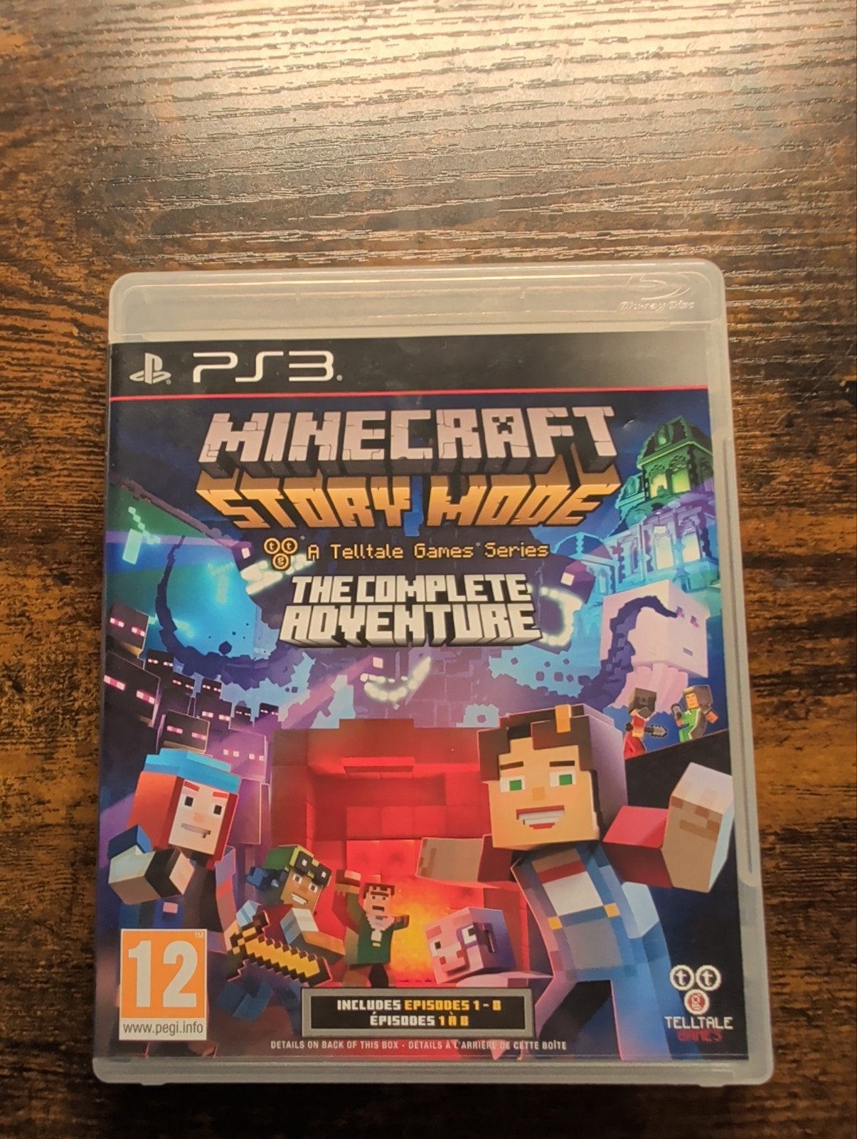 Minecraft Story Mode: The Complete Adventure PS3, Ophalen