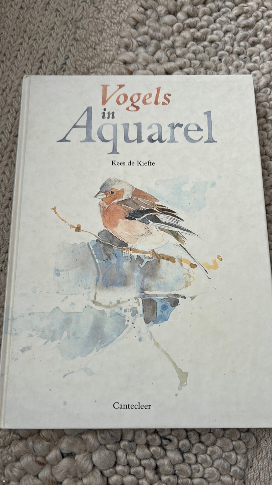 Kees de Kiefte Vogels in aquarel Cantecleer, Ophalen of Verzenden, Zo goed als nieuw, Tekenen en Schilderen