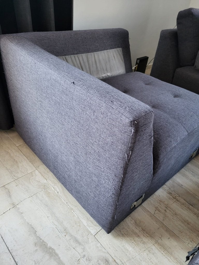 GRATIS: 3-delig bankstel - wegens verhuizing, Ophalen of Verzenden, Zo goed als nieuw, 75 tot 100 cm, Vierpersoons of meer