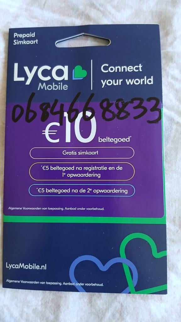 MOOI NUMMER 0684-66-88-33, Telecommunicatie, Prepaidkaarten en Simkaarten, Nieuw, Simkaart, KPN, Ophalen of Verzenden