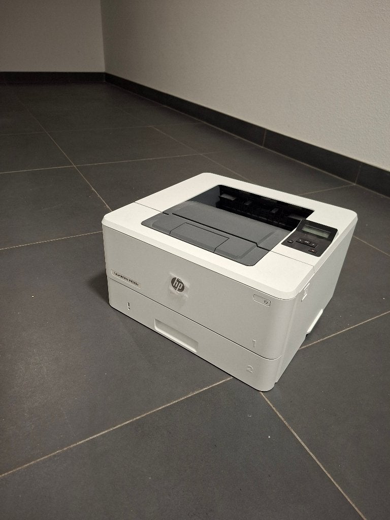 HP Printer LaserJet PRO M404 met nieuwe cartridge, Computers en Software, Printers, Ophalen, Zwart-en-wit printen, Gebruikt, Printer