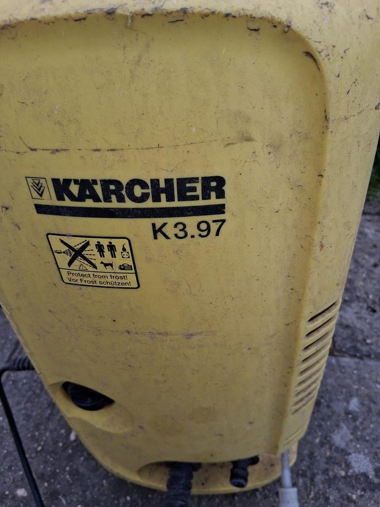 Hogedrukreiniger met accessoires en terrasreiniger, Ophalen, Gebruikt, Elektrisch