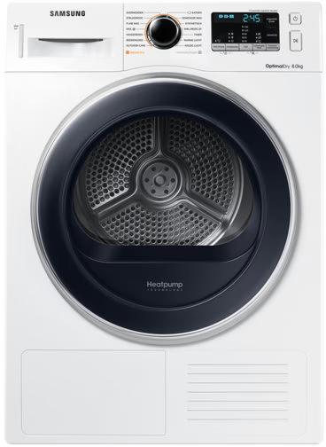 Samsung DV80M5210QW Warmtepomp Wasdroger 8kg Wit klasse A, Ophalen, 6 tot 8 kg, Zo goed als nieuw, Voorlader