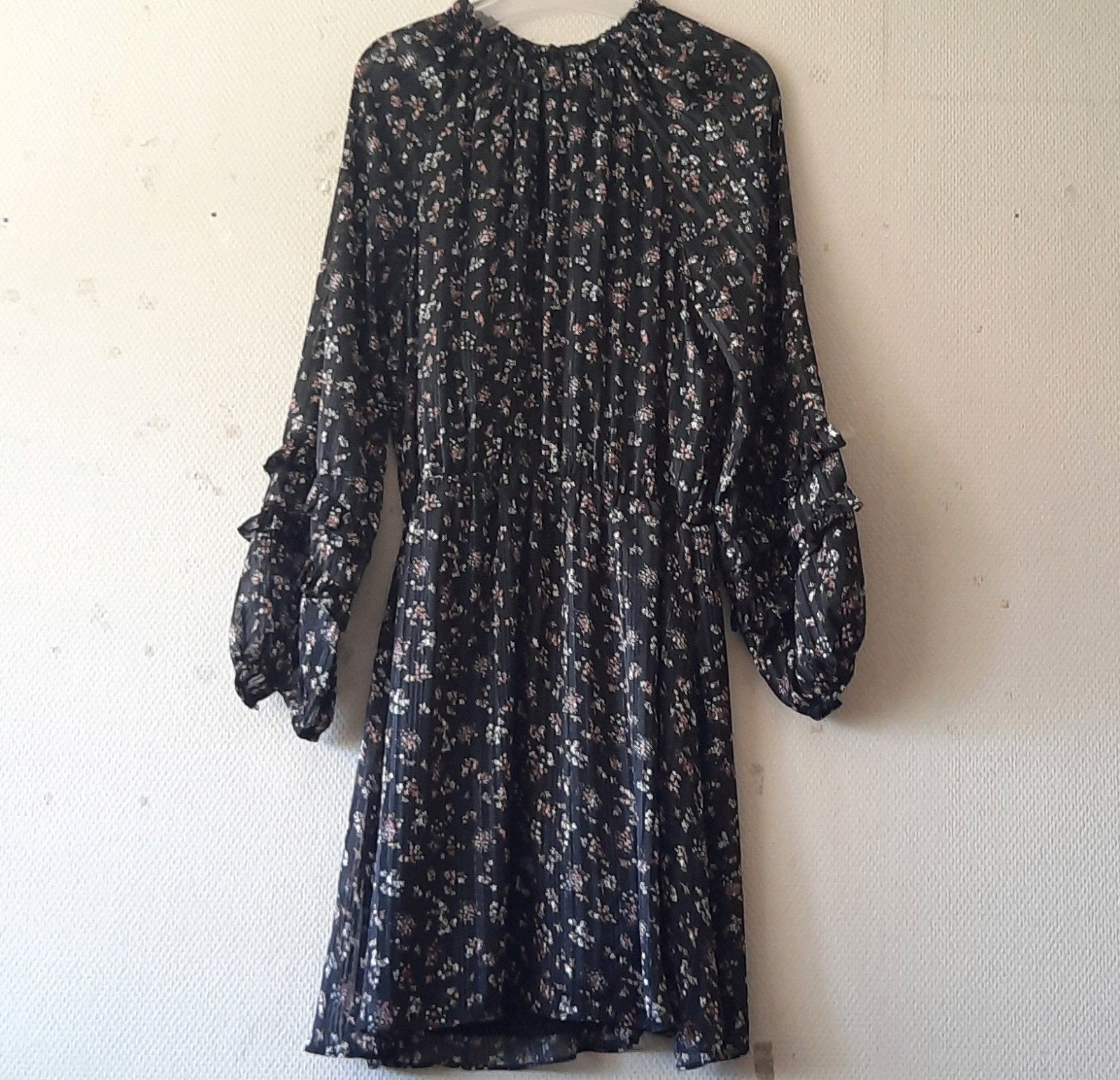 Cotton club jurk met bloemetjes maat L, Kleding | Dames, Jurken, Ophalen of Verzenden, Zo goed als nieuw, Maat 38/40 (M), Boven de knie
