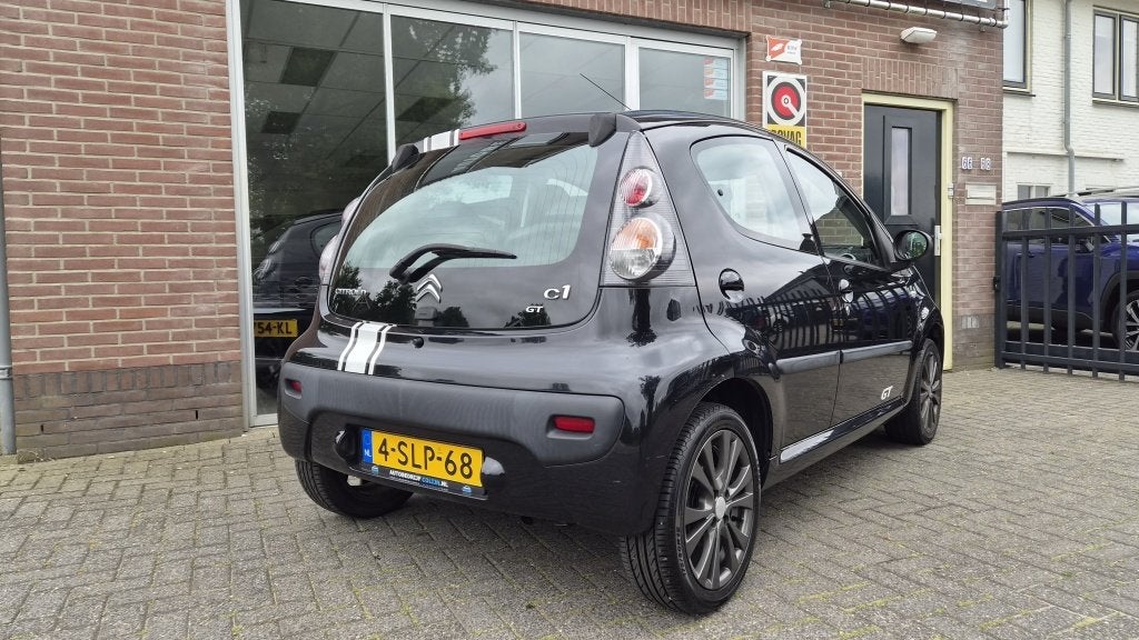 Citroën C1 1.0 Collection GT, Leder, Bluetooth, Airco, LM v, Keurmerk '100% Onderhouden', Euro 5, Gebruikt, 4 stoelen