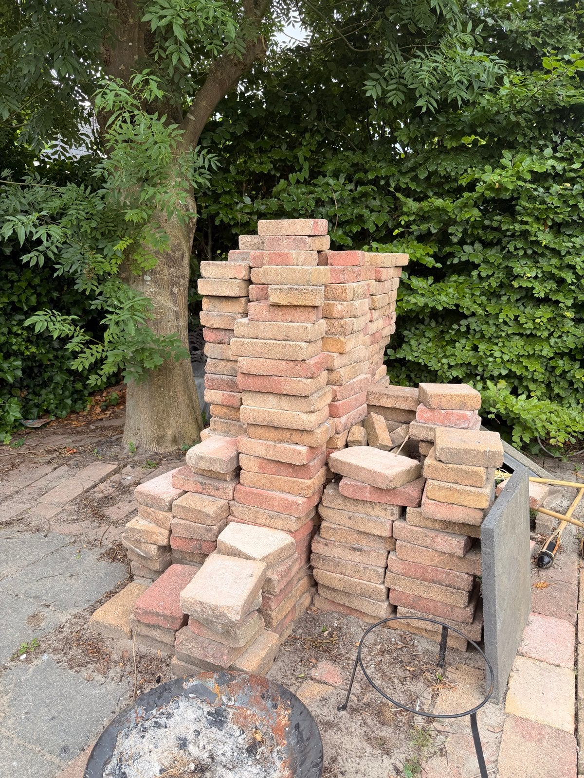 Gratis af te halen: Wildverband stenen voor tuin of terras, Ophalen, Gebruikt, Overige typen, 10 m² of meer