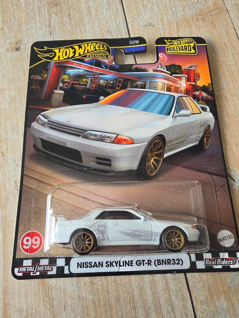 Hot Wheels Premium Nissan Skyline GT-R (BNR32), Overige merken, Auto, Groter dan 1:32, Nieuw