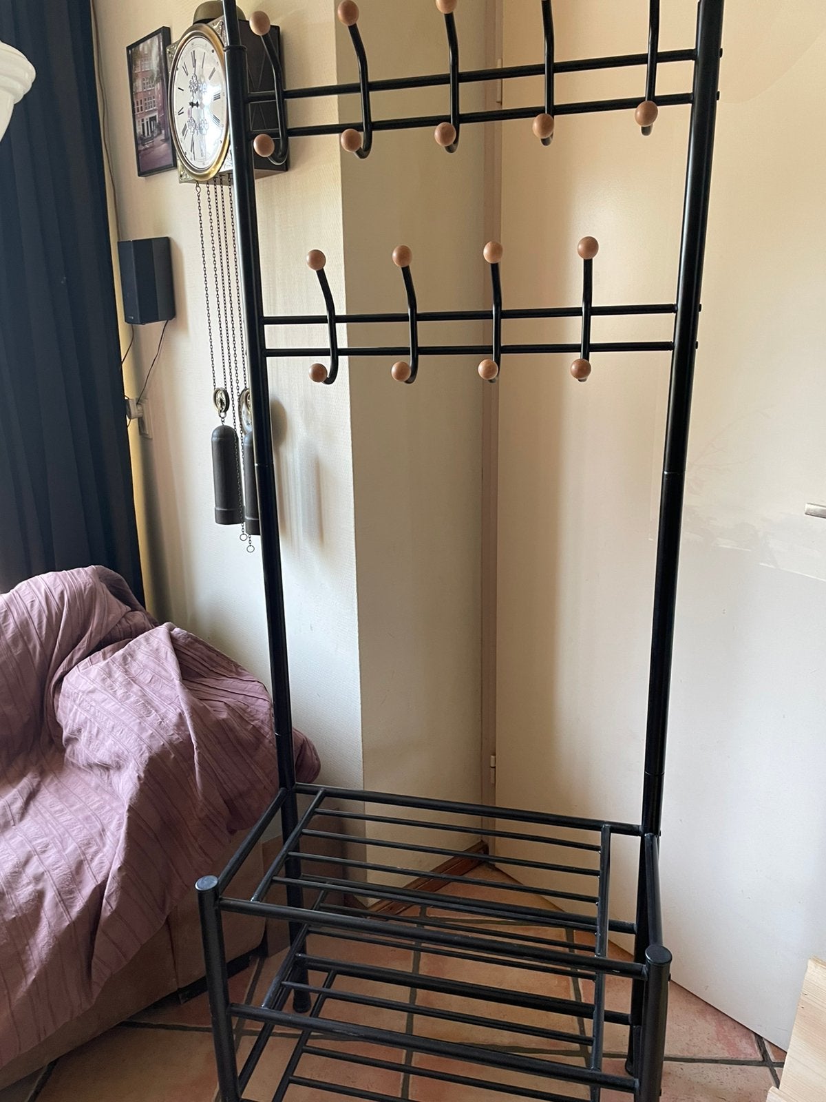 hal vida xl kledingrek maat 190/68/34 cm, Ophalen, Zo goed als nieuw, Hout, 150 tot 200 cm
