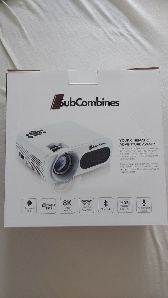 Mini Beamer / HD Projector met Android, WiFi & Bluetooth, Ophalen, Zo goed als nieuw